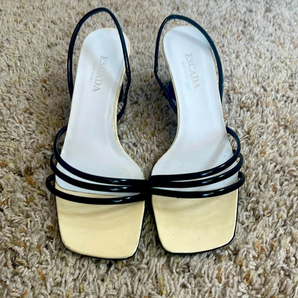 Slingback summer heels